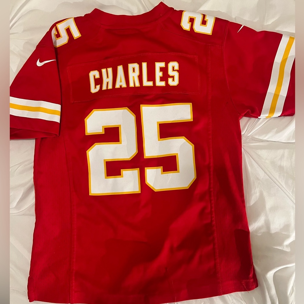 Kansas City Chiefs Jamaal Charles Nike Red Elite Jersey - Youth Med 10/12
